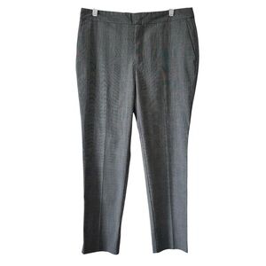 Zara Women’s Gray Glen Plaid Office Business Casual Pants- Size 8